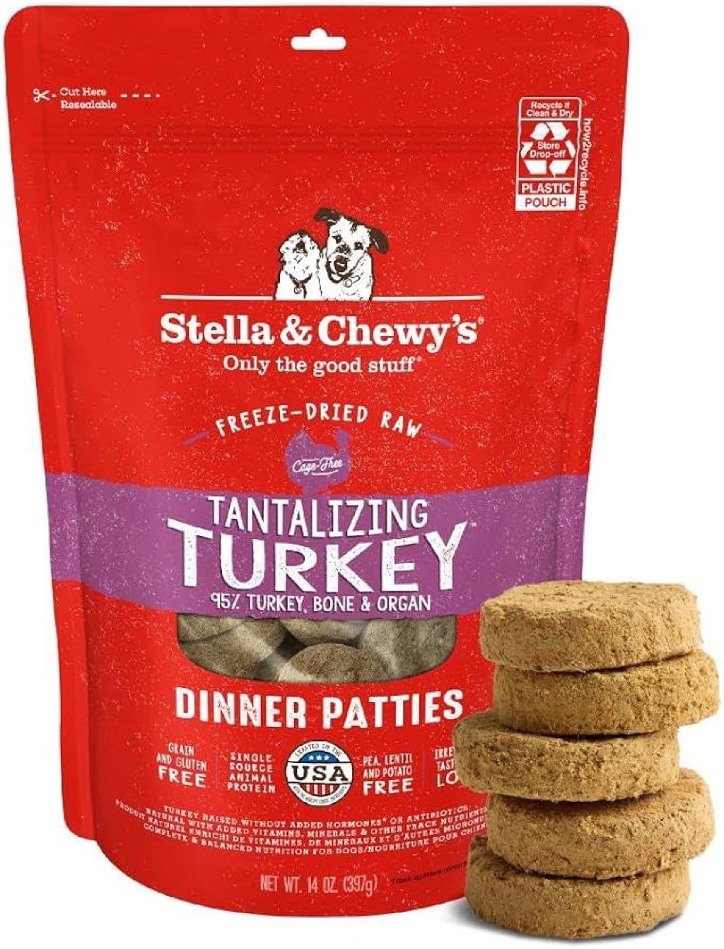 Stella & Chewy's Tantalizing Turkey Dinner Patties