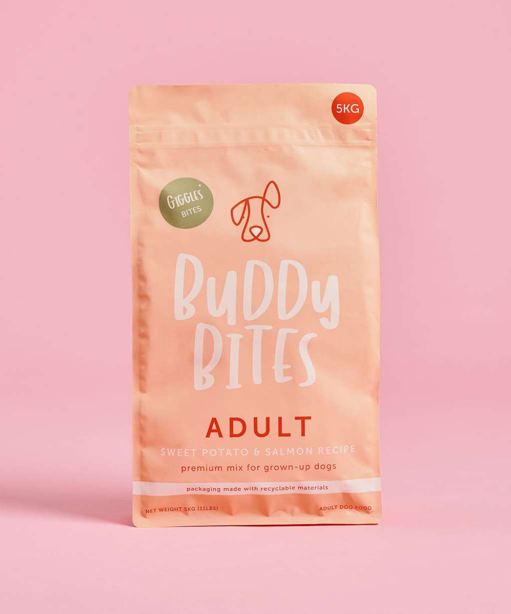Giggle's Bites Buddy Bites Adult Sweet Potato & Salmon Recipe