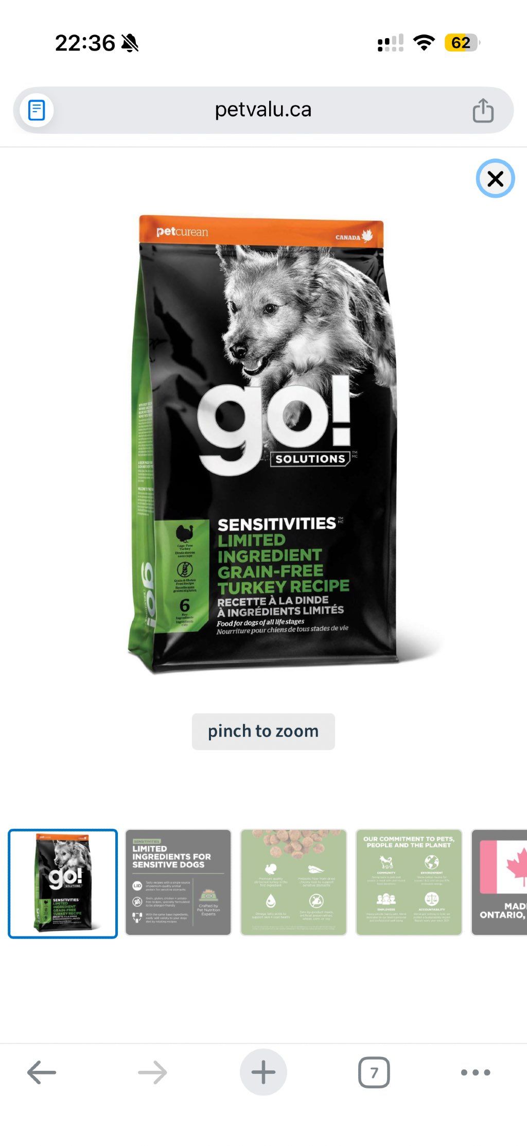 GO! Solutions Sensitivities Limited Ingredient Grain-Free Turkey Recipe