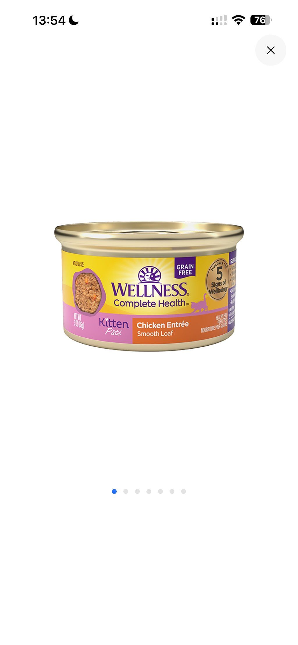 Wellness Complete Health Kitten Pâté Chicken Entrée Smooth Loaf