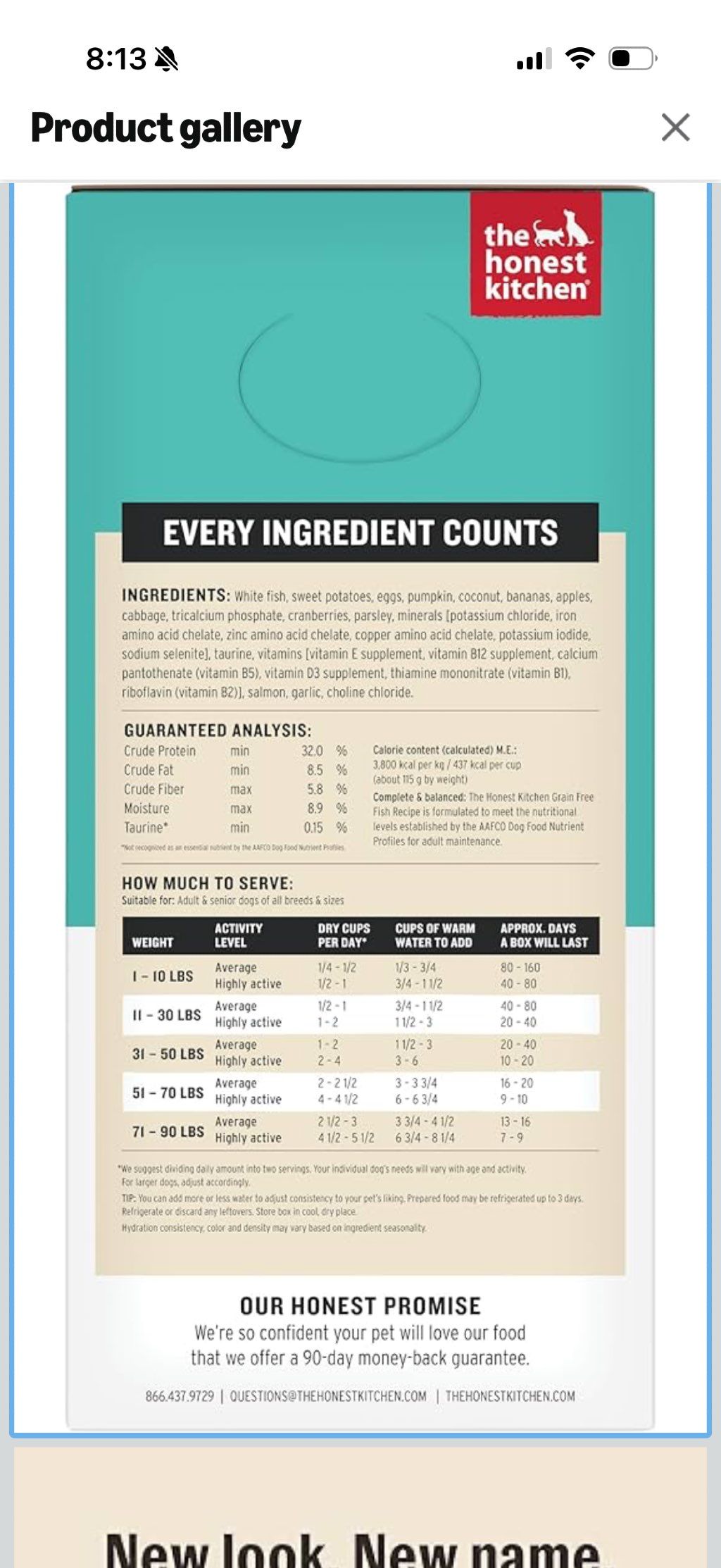 The Honest Kitchen Grain Free Fish Recipe