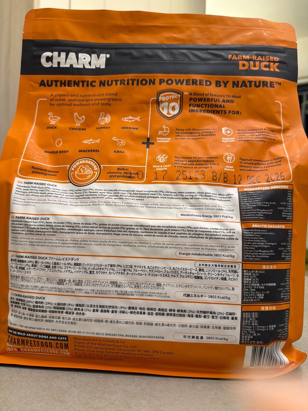 CHARM Farm-Raised Duck