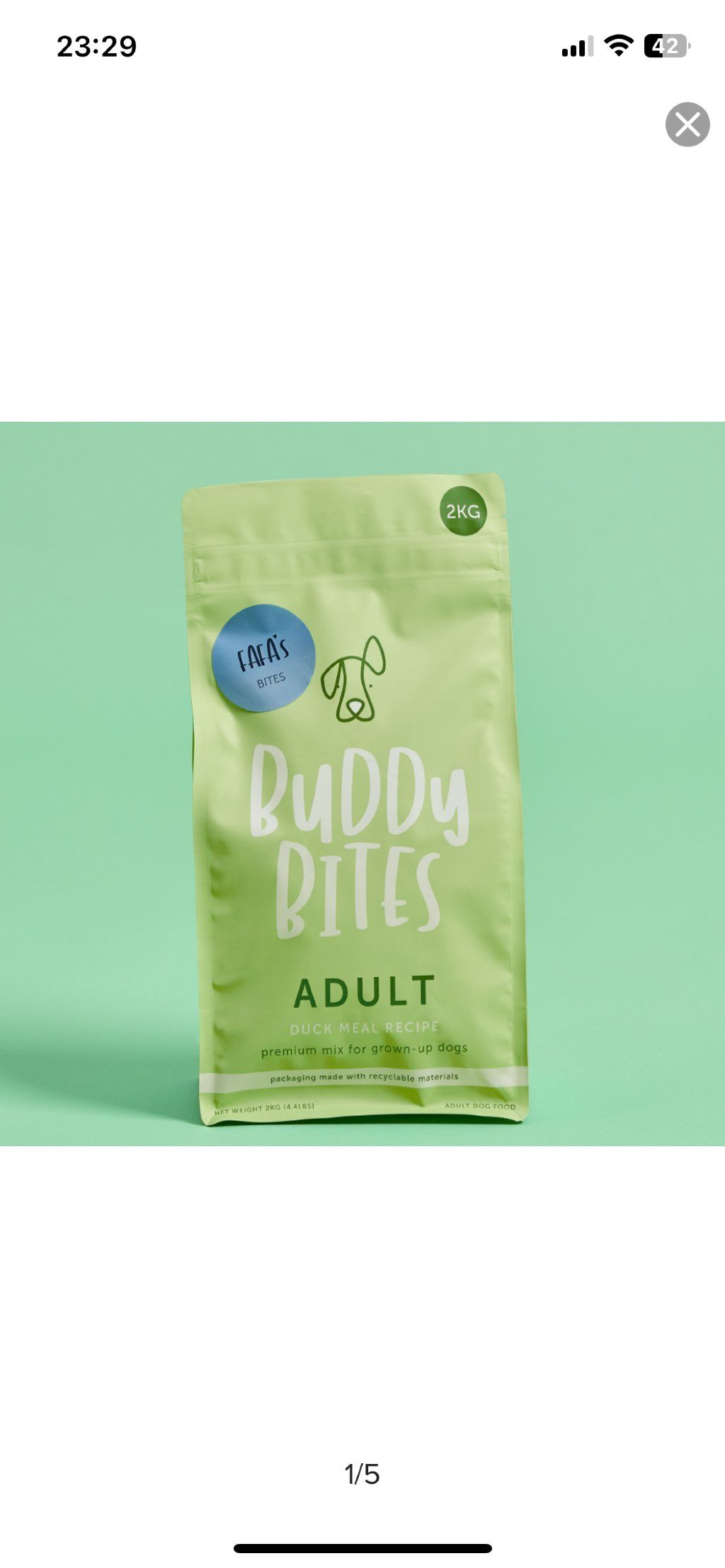 Buddy Bites Adult Duck Meal Recipe