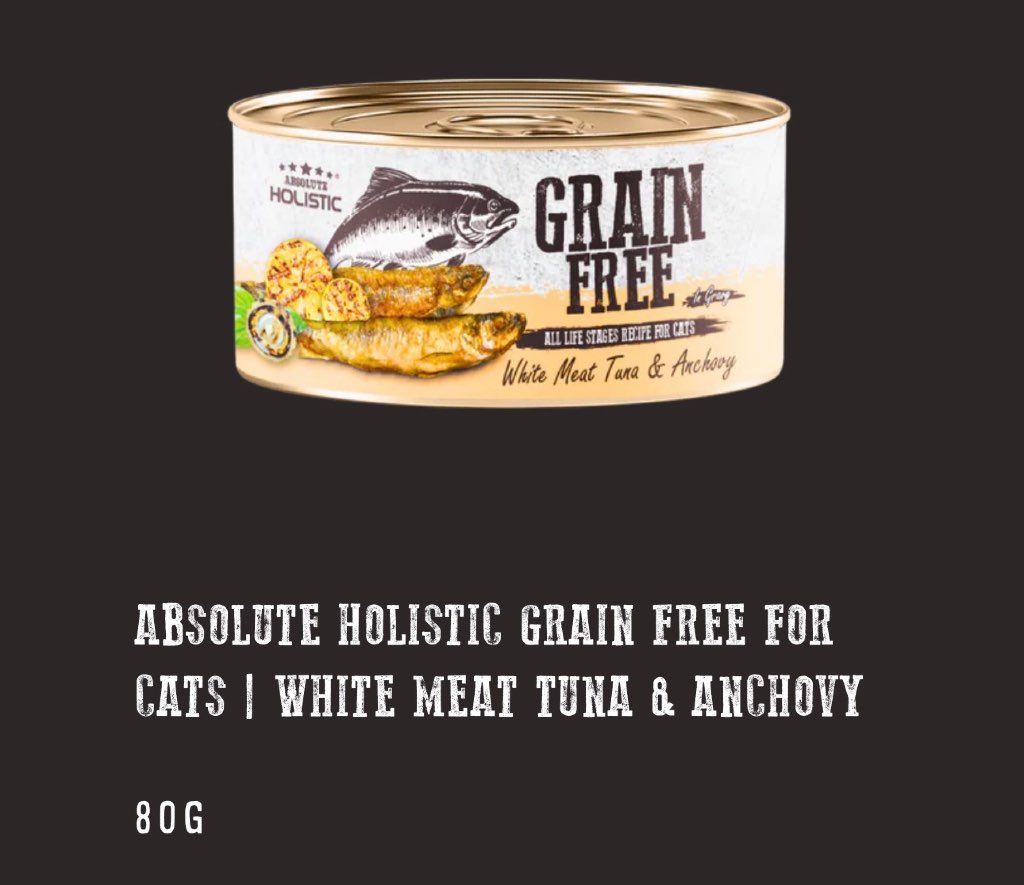 Absolute Holistic Grain Free White Meat Tuna & Anchovy