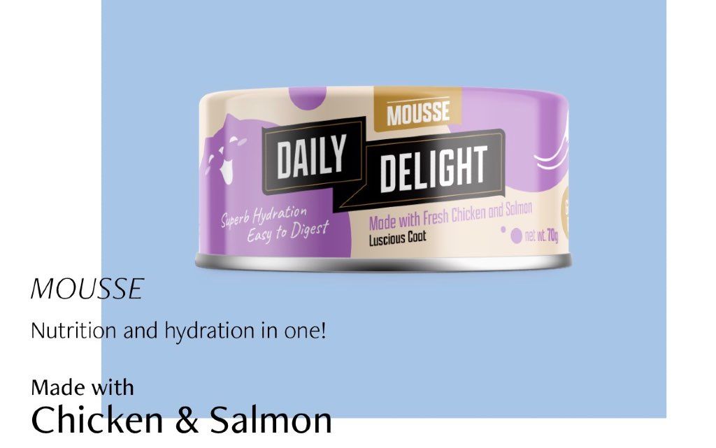 Daily Delight Mousse Chicken & Salmon