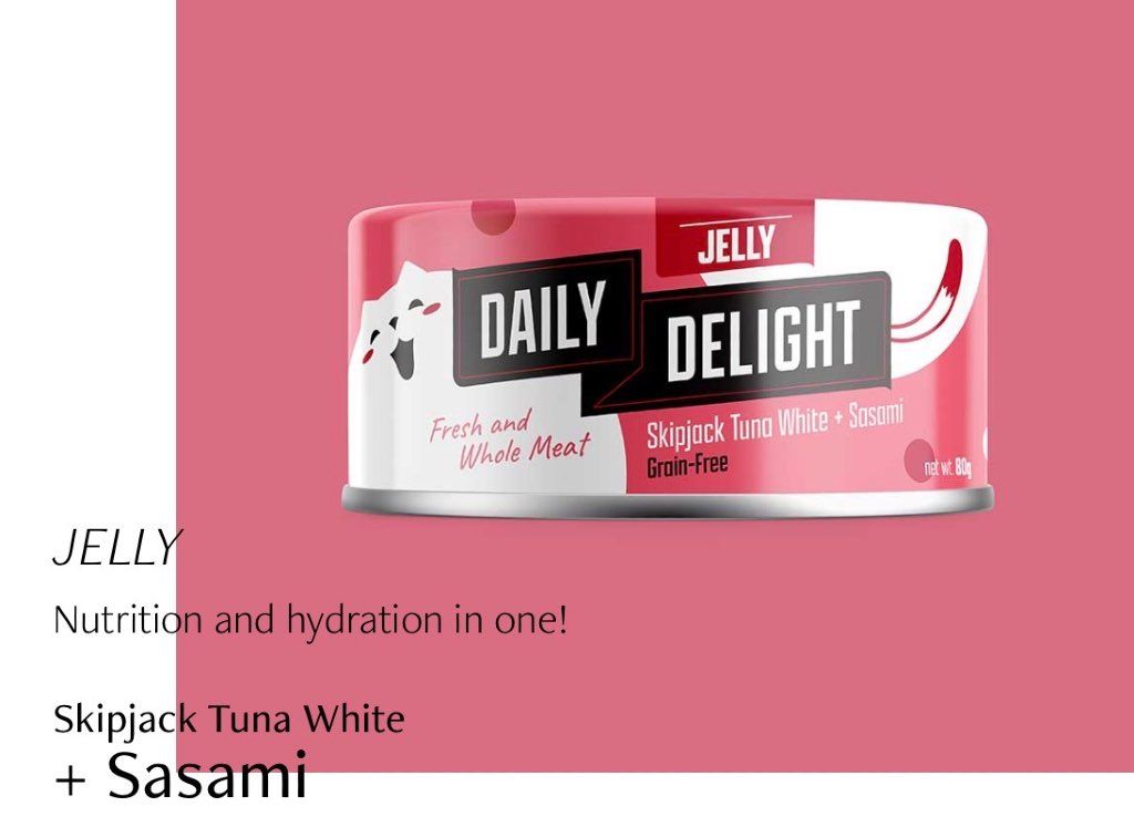 Daily Delight Jelly Skipjack Tuna White + Sasami
