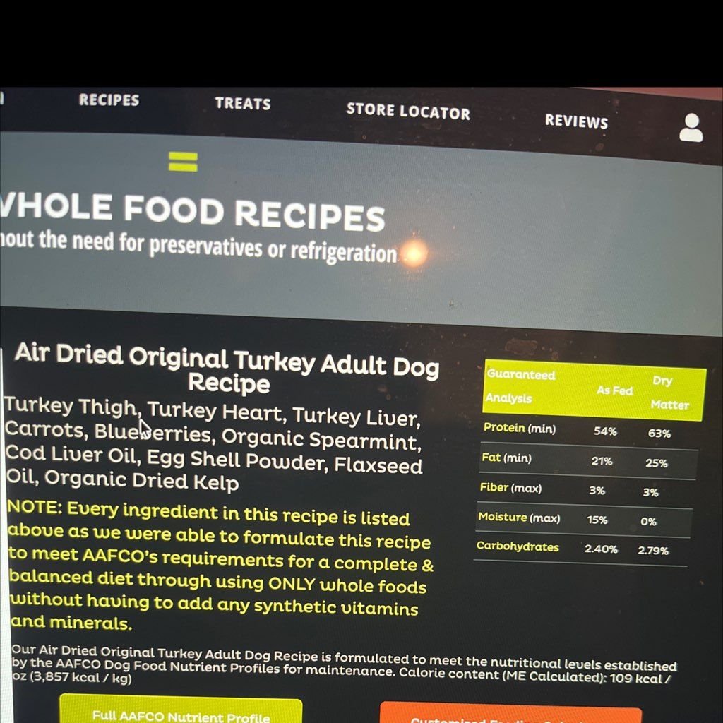 Raised Right Air Dried Turkey Recipe Adult Dog (2 of 2)
