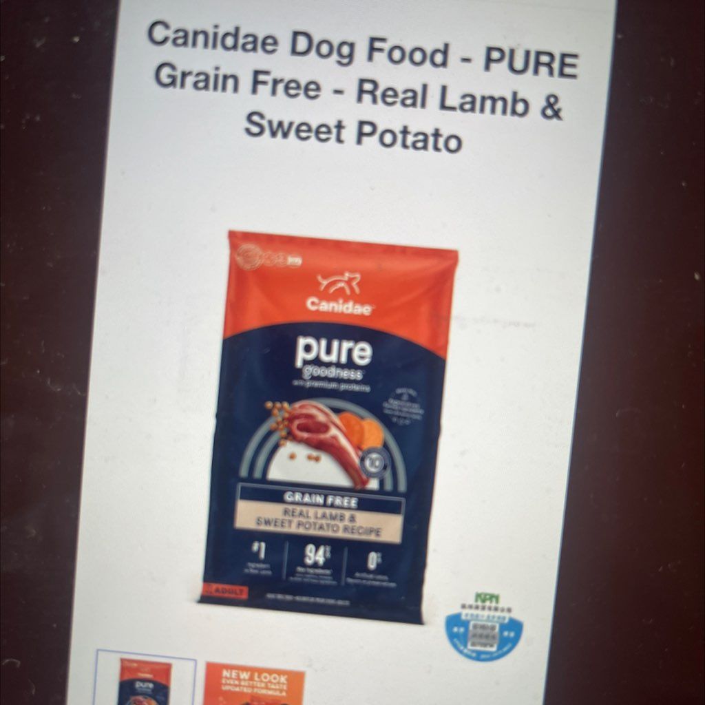 Canidae PURE Grain Free Real Lamb & Sweet Potato Recipe
