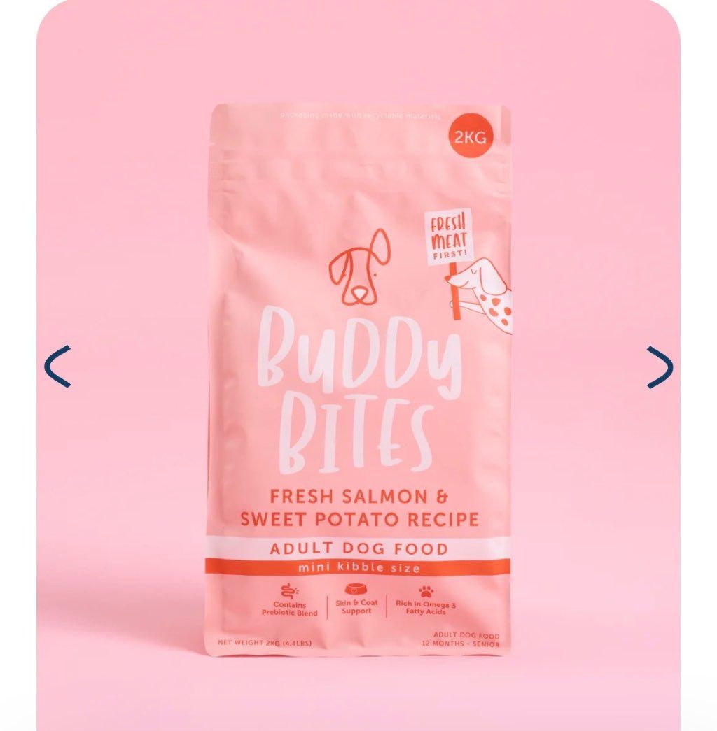 Buddy Bites Fresh Salmon & Sweet Potato Recipe Adult Dog Food