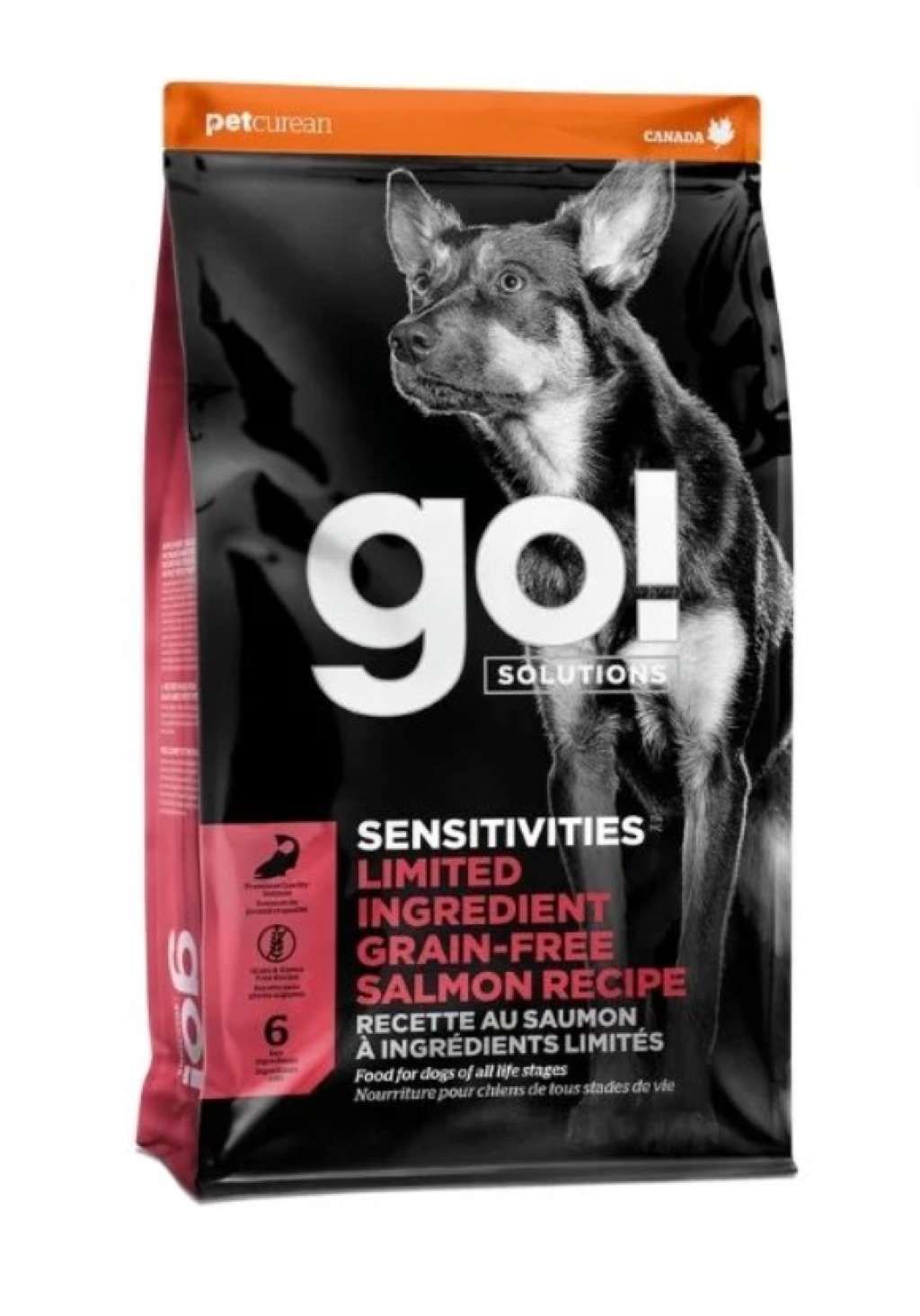 Petcurean GO! Solutions Sensitivities Limited Ingredient Grain-Free Salmon Recipe
