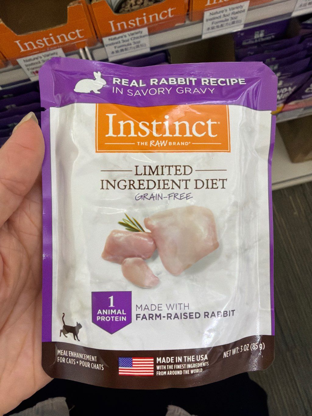 Instinct Limited Ingredient Diet Grain-Free Real Rabbit Recipe in Savory Gravy