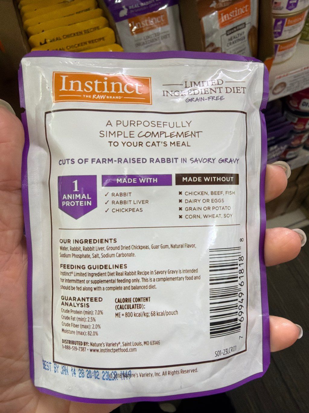 Instinct Limited Ingredient Diet Grain-Free Real Rabbit Recipe in Savory Gravy (2 of 2)