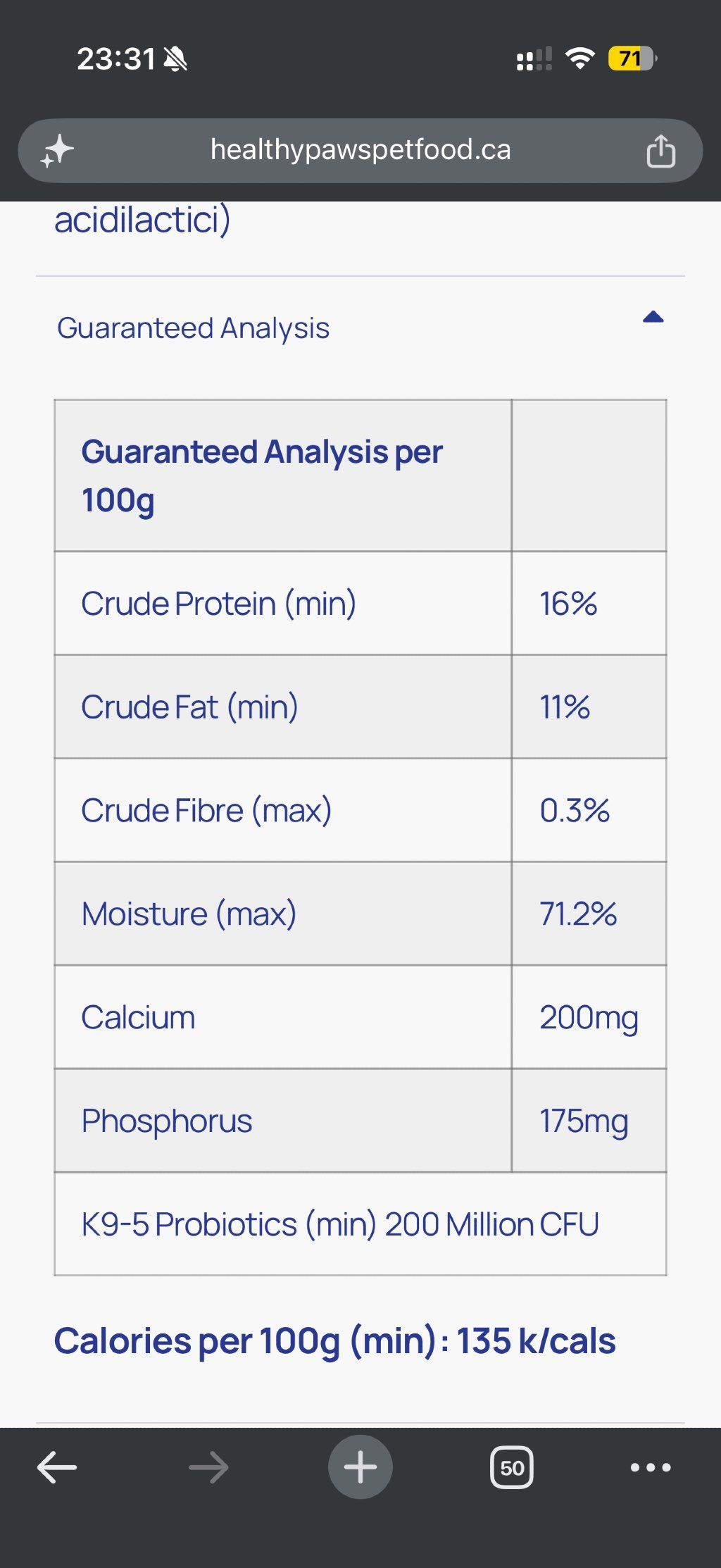 Healthy Paws Canine Complete Raw Dog Food – Beef (2 of 3)
