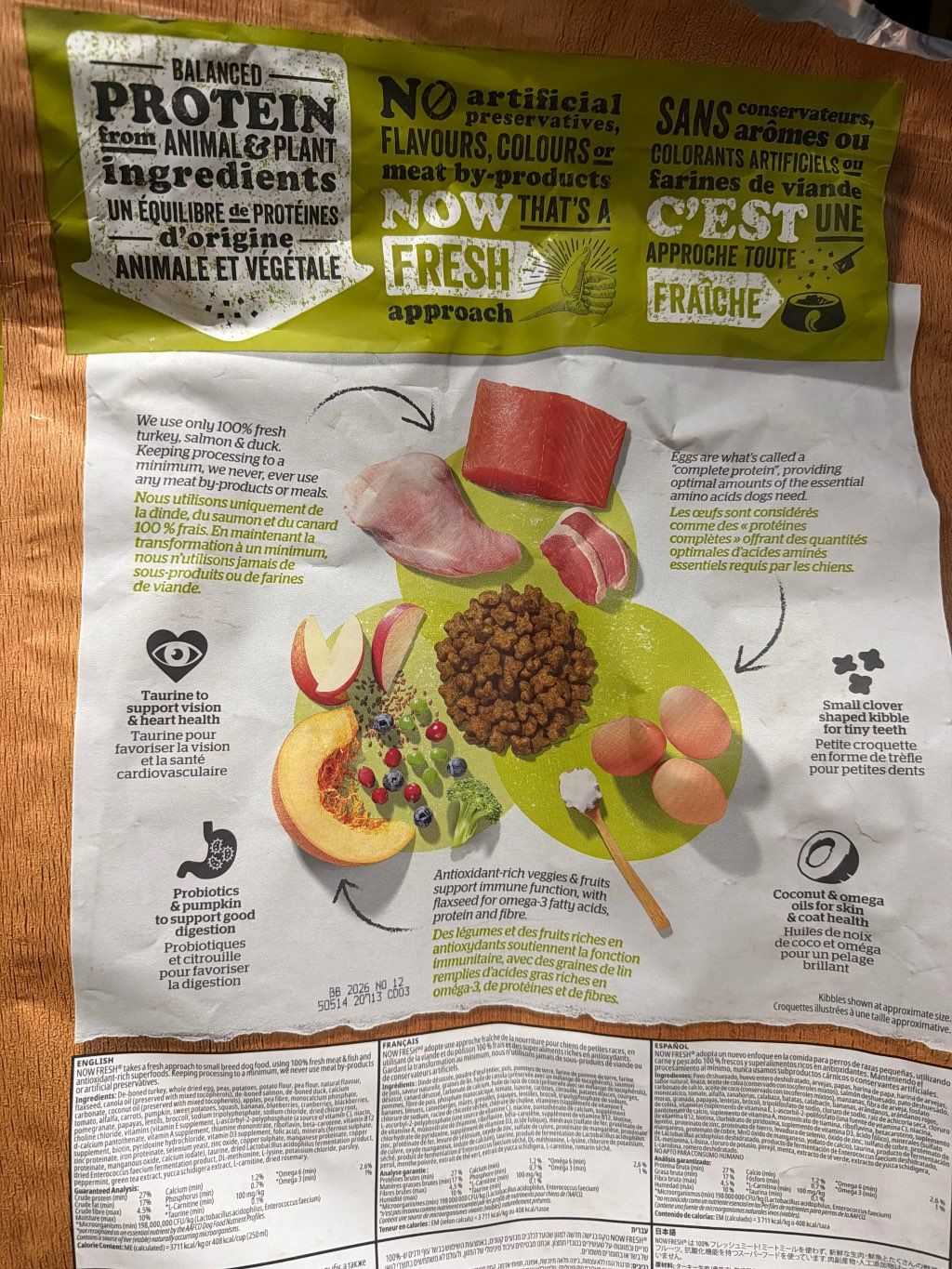 NOW FRESH Small Breed Adult Grain-Free Recipe with Turkey, Salmon & Duck (3 of 3)
