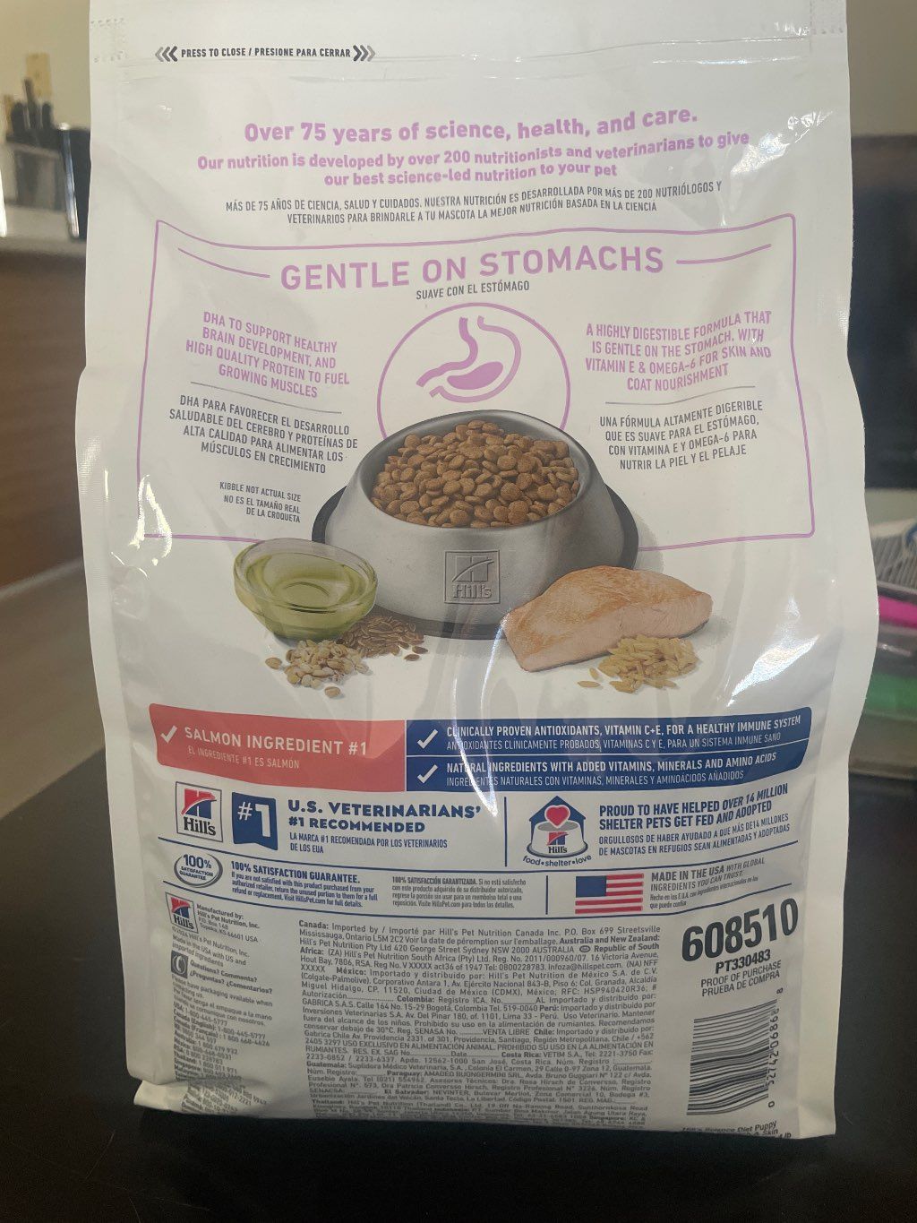 Hill's Science Diet Puppy Sensitive Stomach & Skin Salmon & Brown Rice Recipe