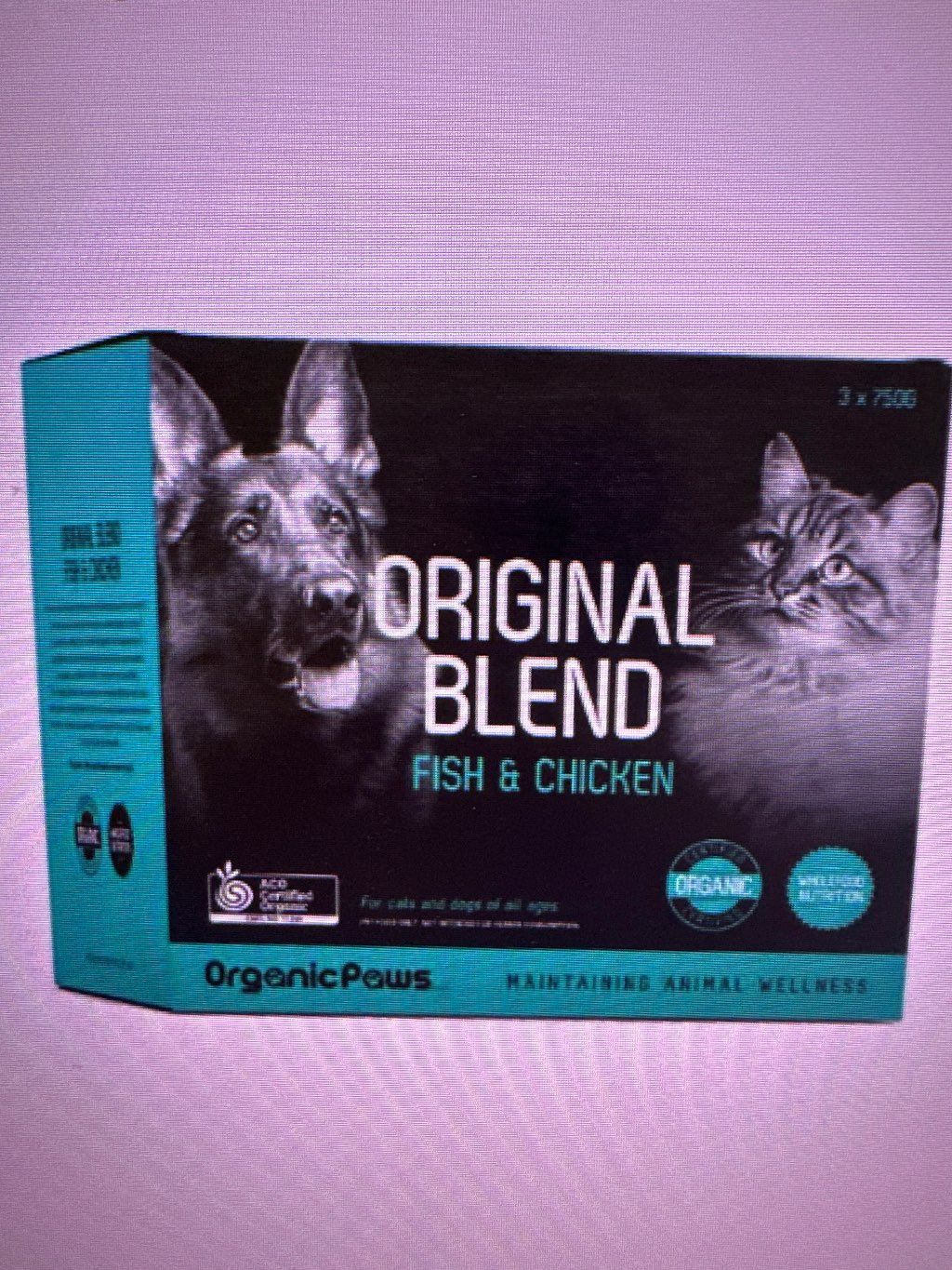 Organic Paws Original Blend Fish & Chicken
