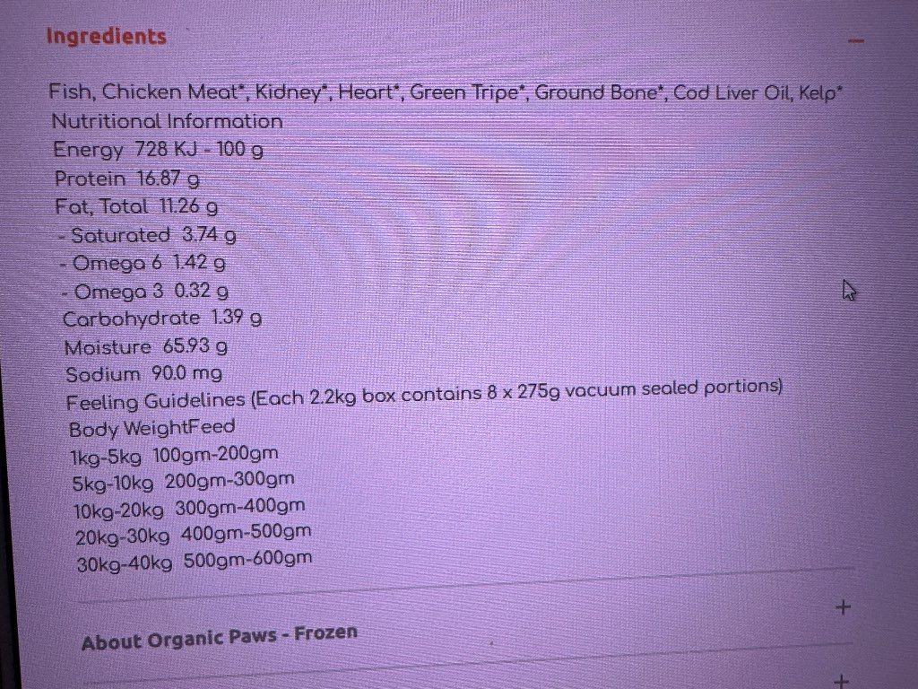Organic Paws Original Blend Fish & Chicken (2 of 2)