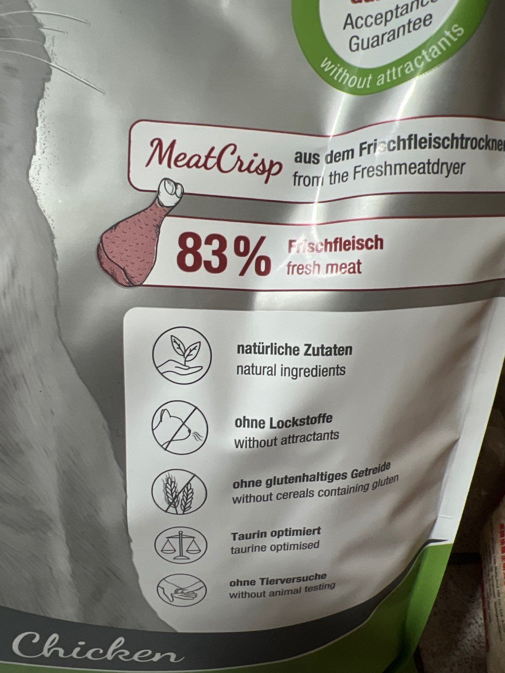 PLATINUM MeatCrisp Sterilised Adult Cats Chicken (3 of 3)