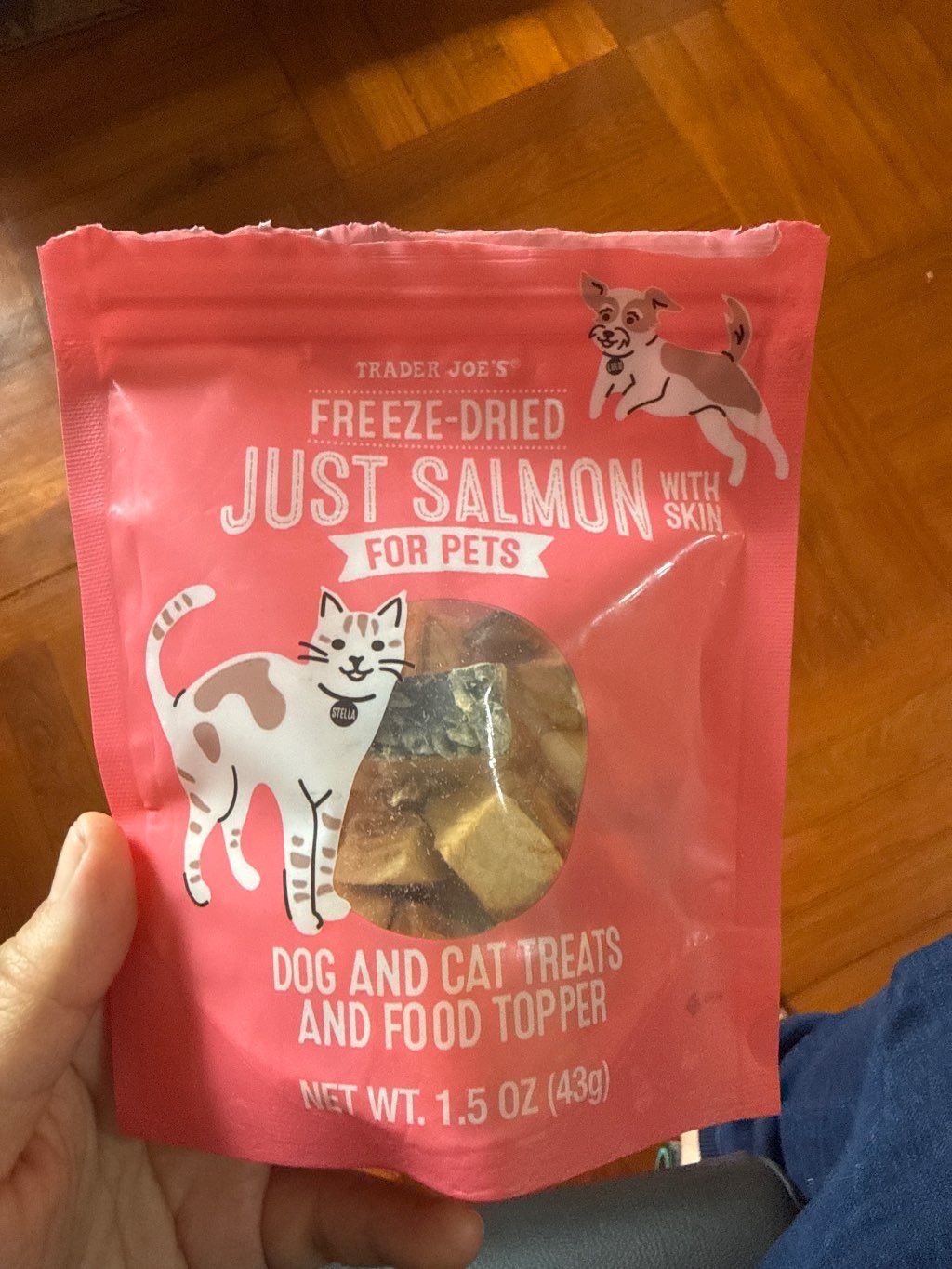 Trader Joe's Freeze-Dried Just Salmon With Skin For Pets
