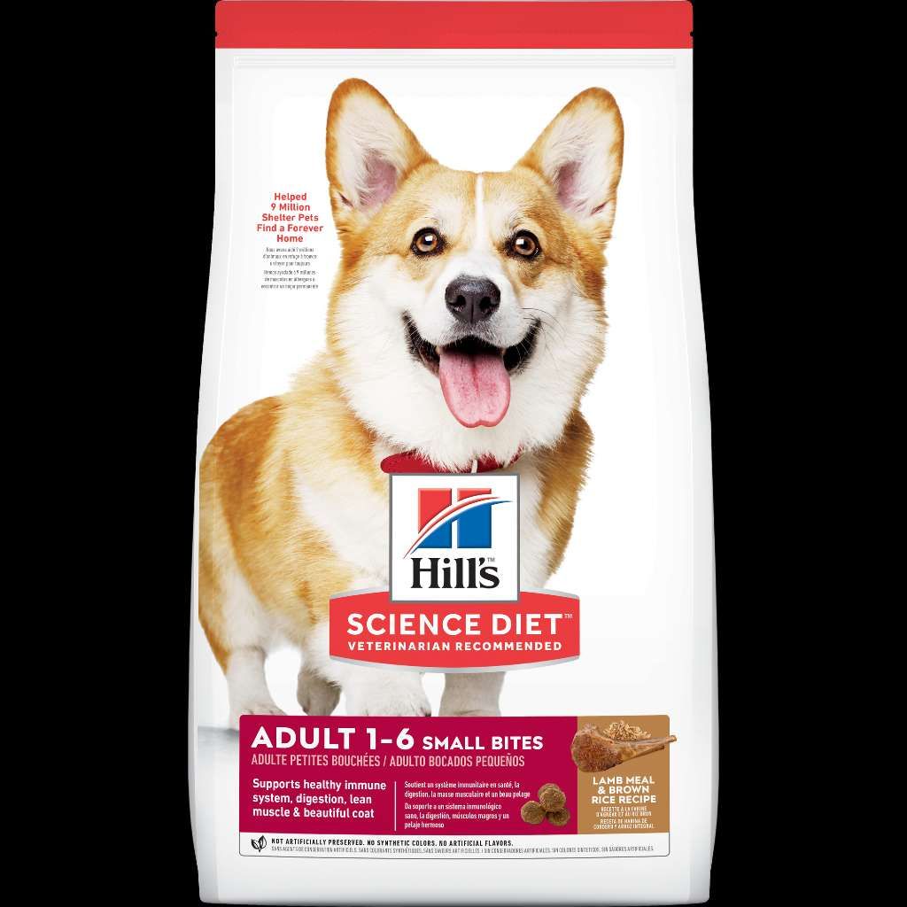 Hill's Science Diet Adult 1-6 Small Bites Lamb Meal & Brown Rice Recipe