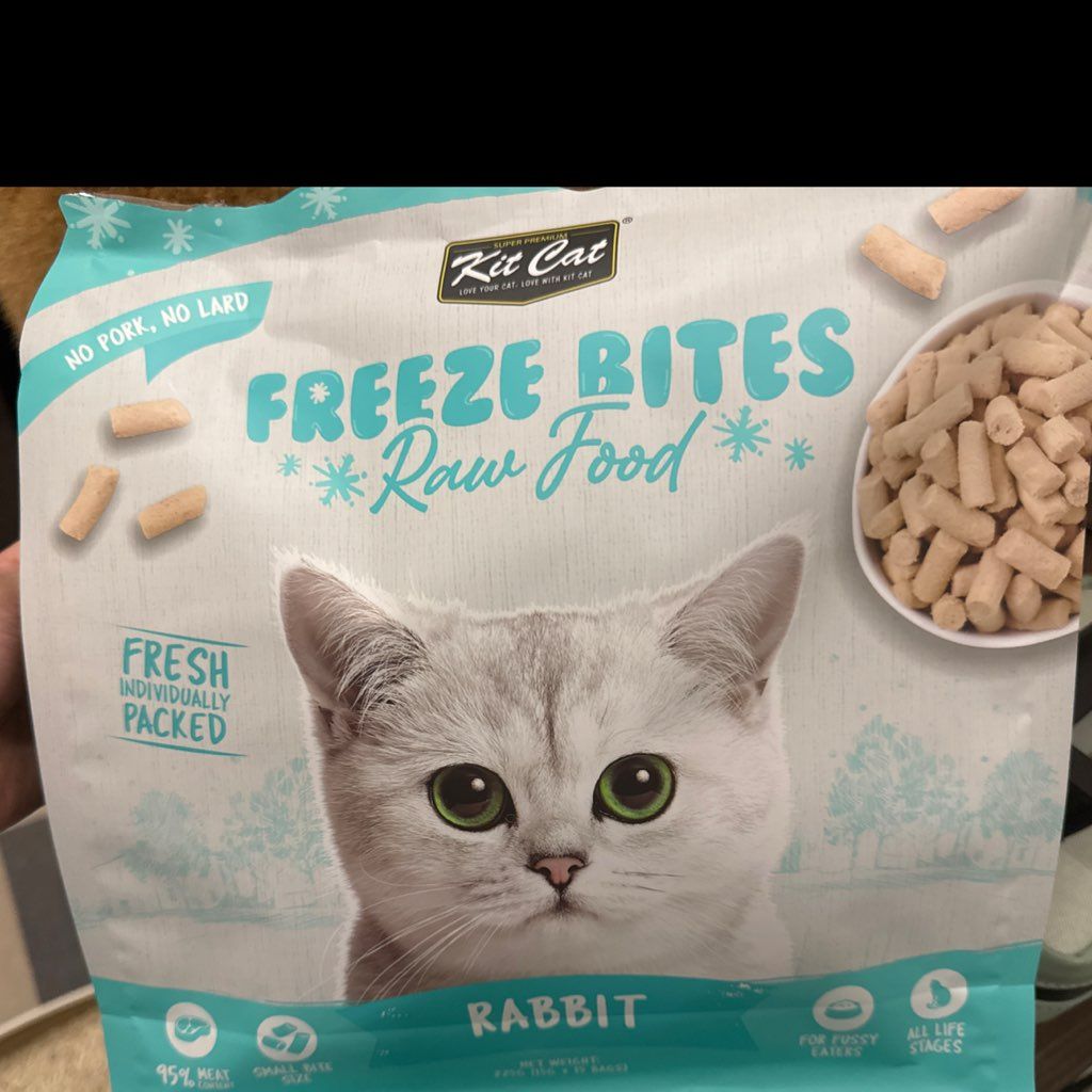 Kit Cat Freeze Bites Raw Food Rabbit