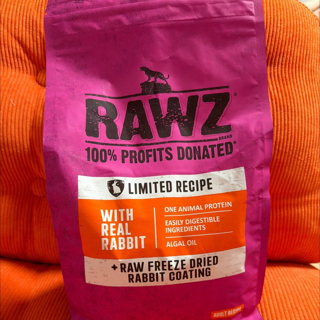 RAWZ Limited Recipe With Real Rabbit