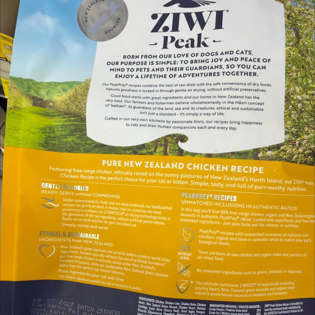 ZIWI Peak Original Series Pure New Zealand Chicken Recipe (3 of 3)
