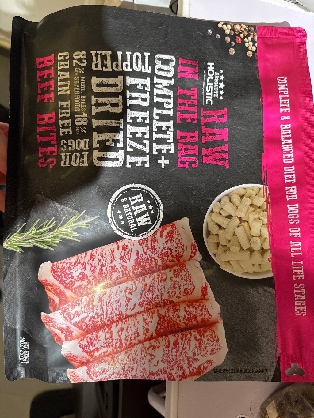 Absolute Pet Raw Complete + Freeze Dried Beef Bites