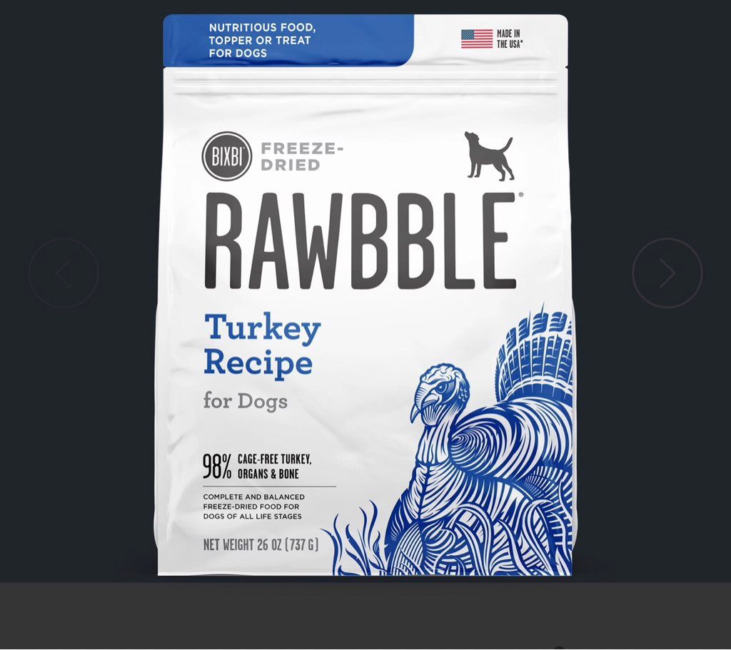 BIXBI Rawbble Turkey Recipe