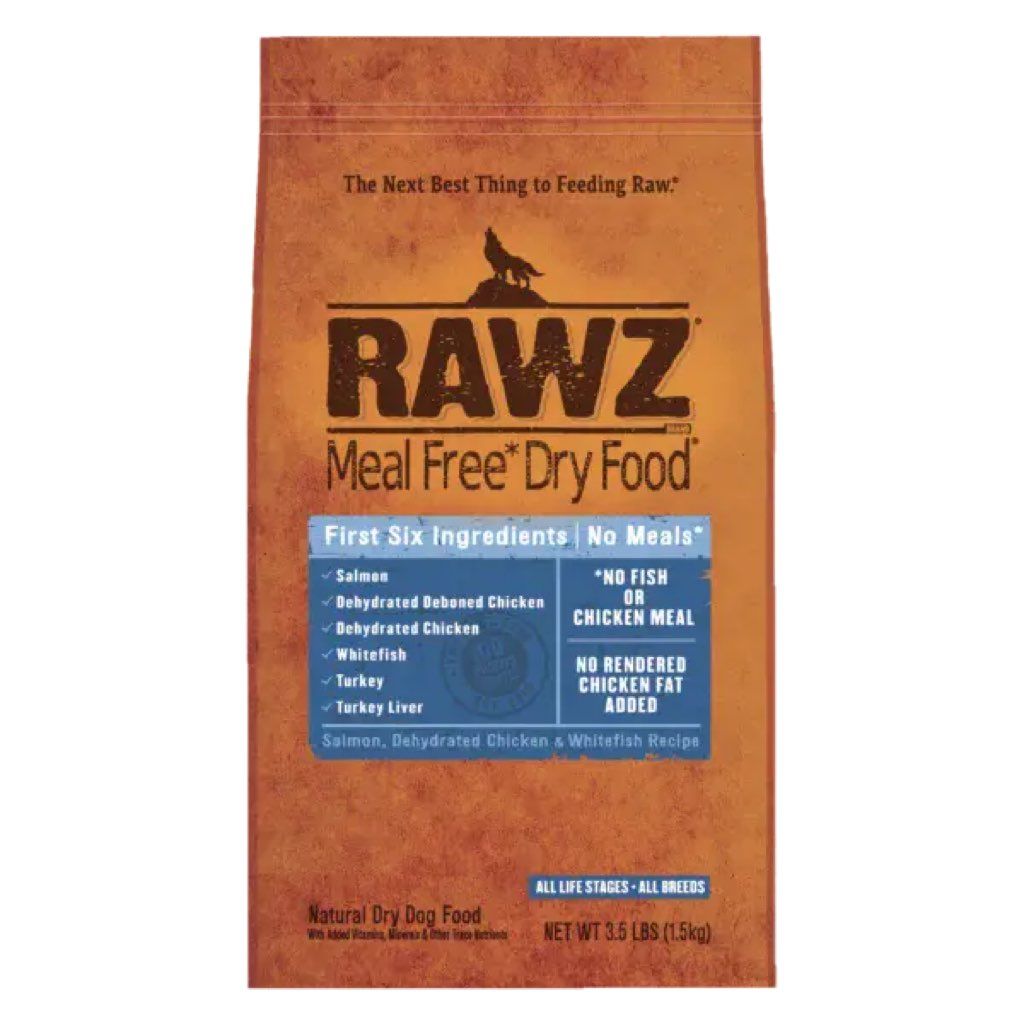 RAWZ Salmon, Dehydrated Chicken & Whitefish Recipe Dog Food