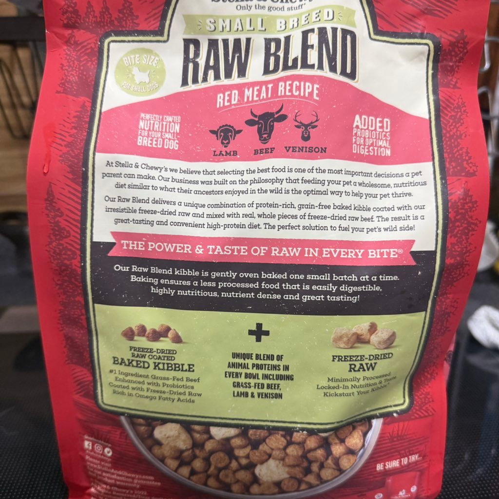 Stella & Chewy's Small Breed Raw Blend Red Meat Recipe