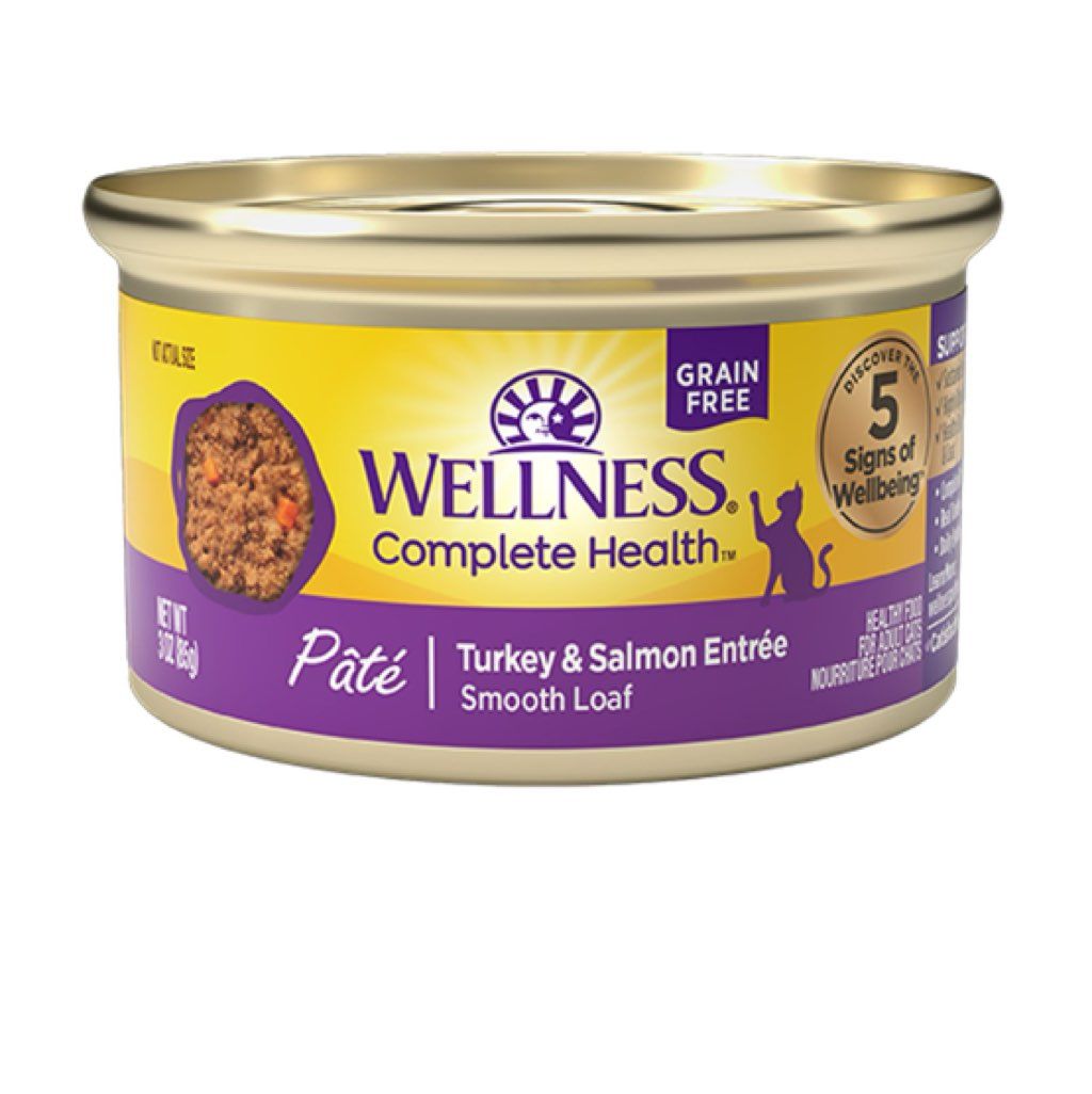 Wellness Complete Health Pate Turkey & Salmon Entree Smooth Loaf