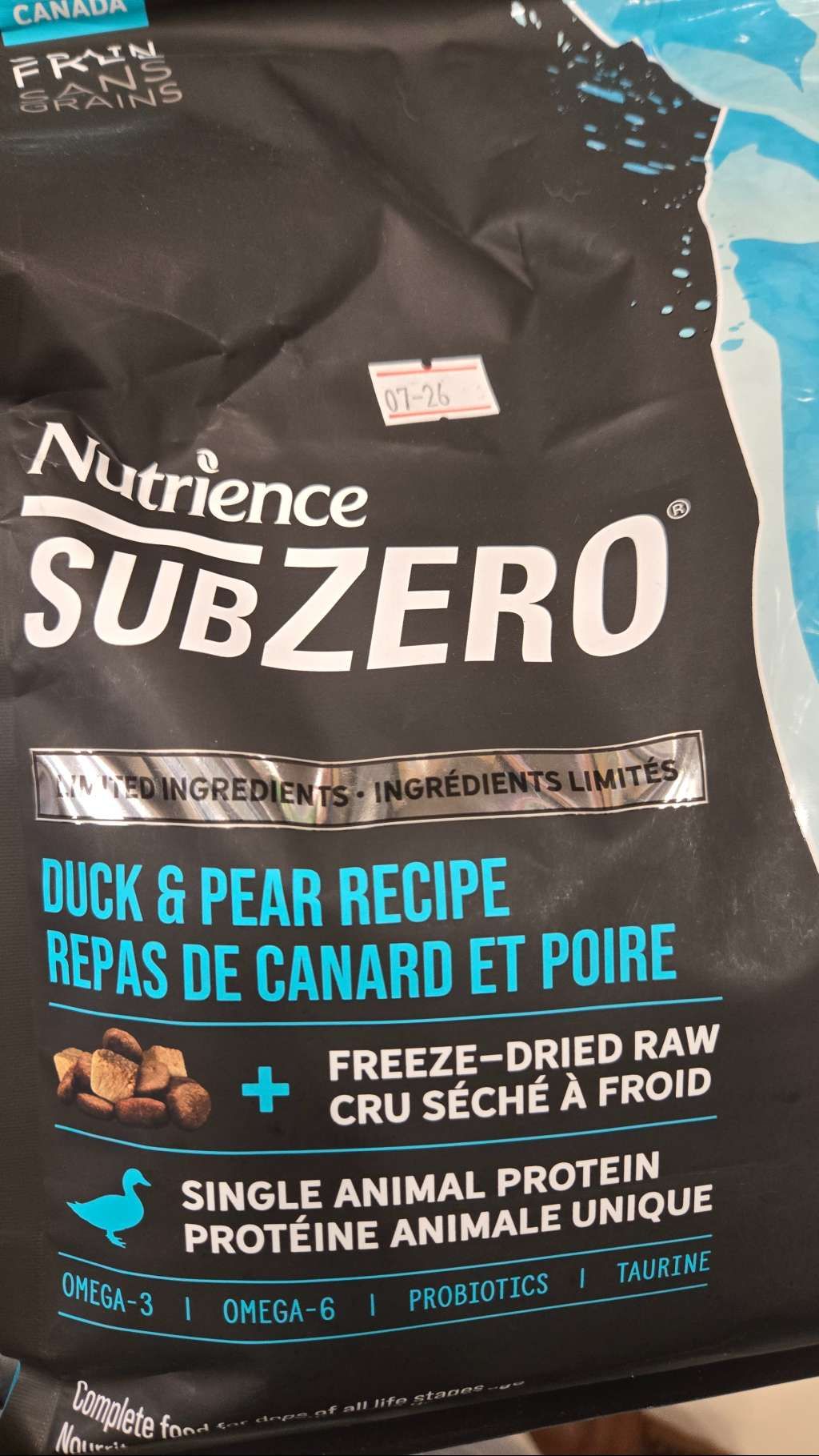 Nutrience SubZero Duck & Pear Recipe (2 of 3)