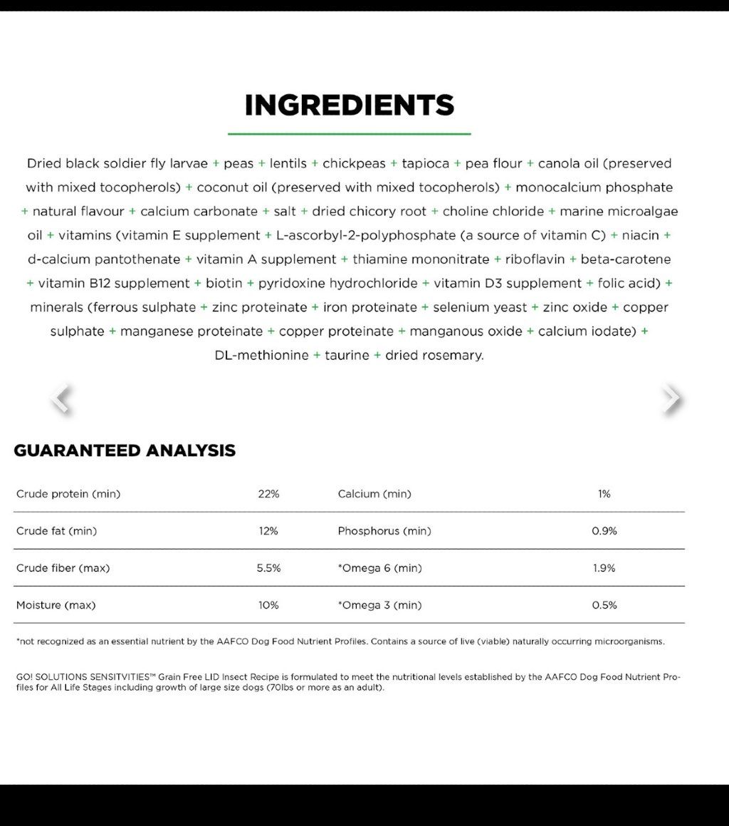 GO! Solutions Sensitivities Limited Ingredient Grain-Free Insect Recipe (2 of 3)