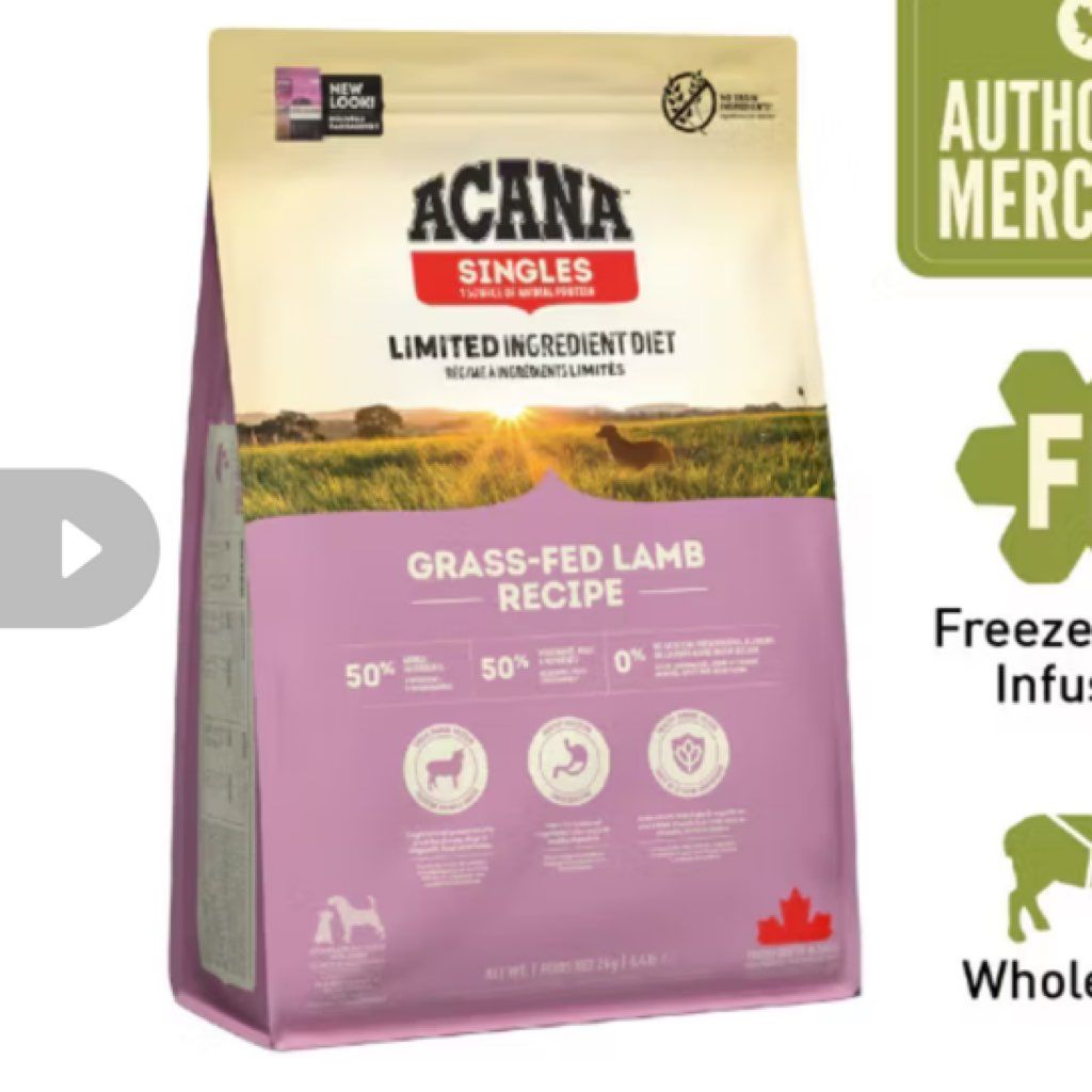 ACANA Singles Grass-Fed Lamb Recipe