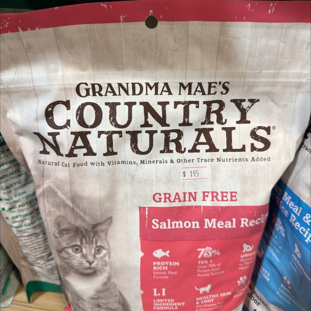 Grandma Mae's Country Naturals Grain Free Salmon Meal Recipe