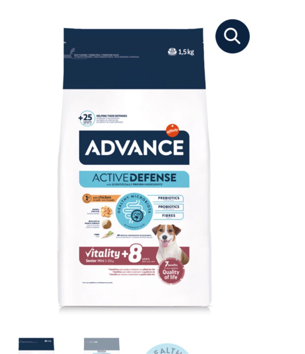 Advance Active Defense Vitality+8 Senior Mini
