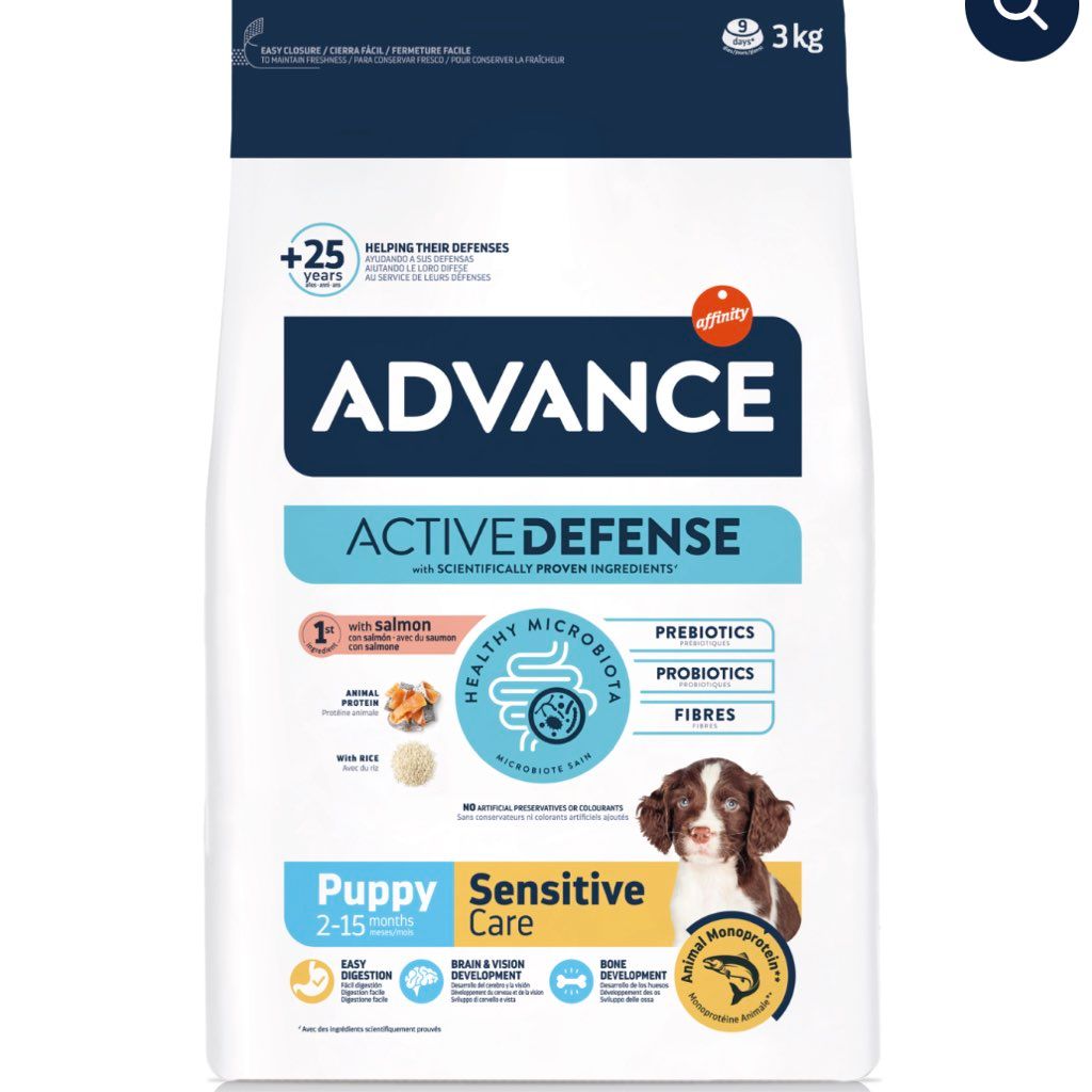 ADVANCE Active Defense Puppy Sensitive Care with Salmon