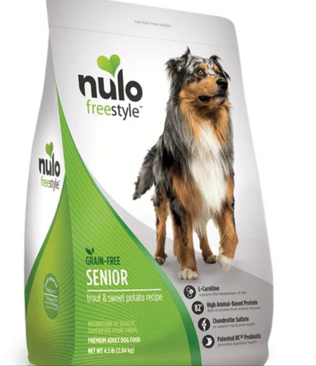 Nulo Freestyle Grain-Free Senior Trout & Sweet Potato Recipe