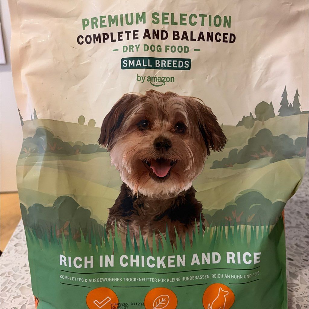 by Amazon Premium Selection Complete and Balanced Dry Dog Food Small Breeds Rich in Chicken and Rice