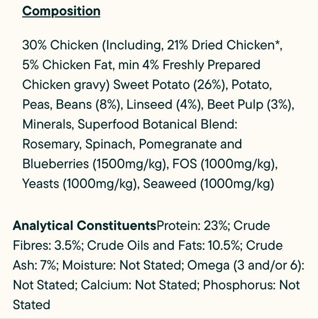 Harringtons Superfoods Adult Chicken with Vegetables (2 of 2)