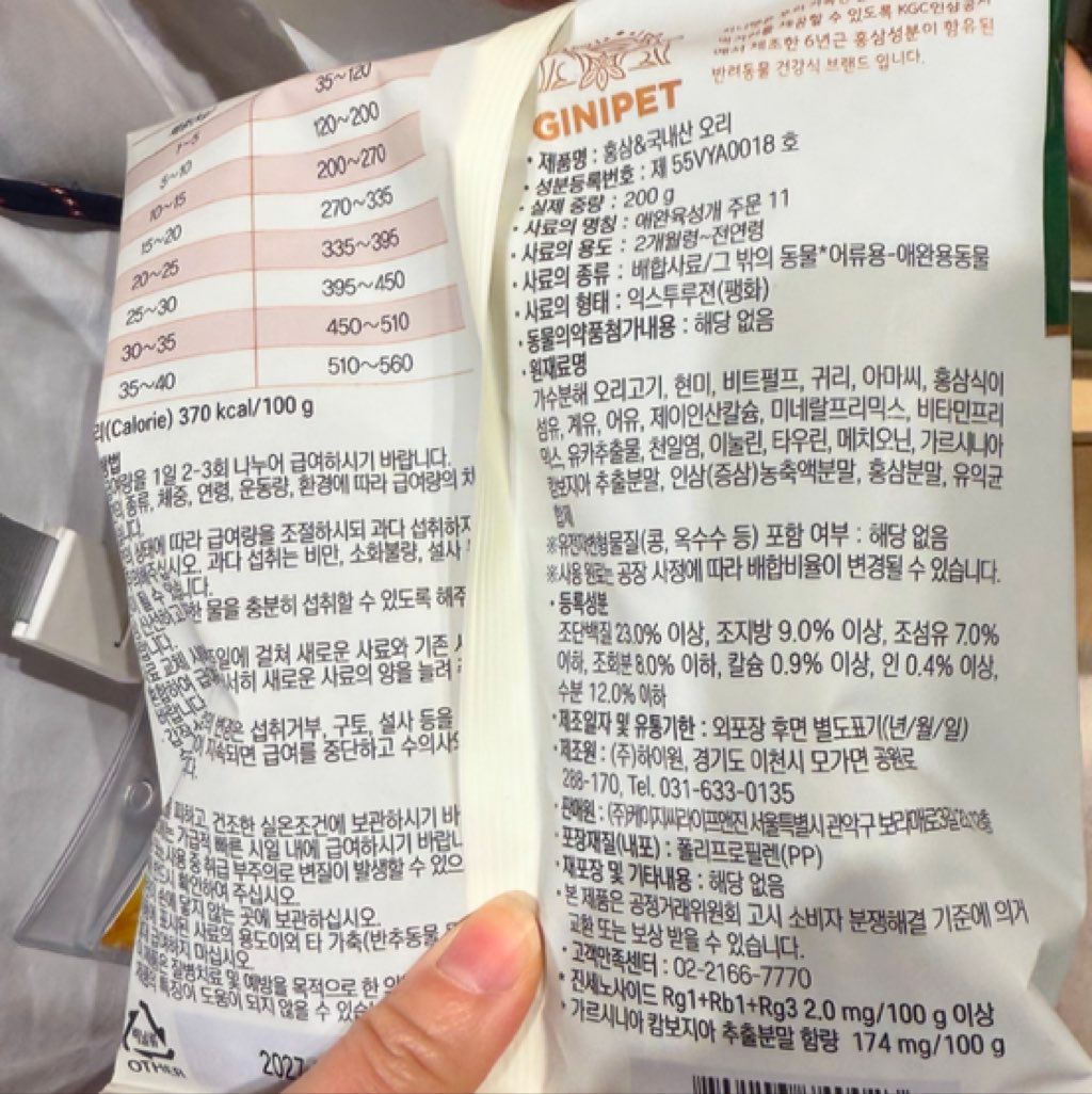GINIPET Korean Red Ginseng & Duck (2 of 3)