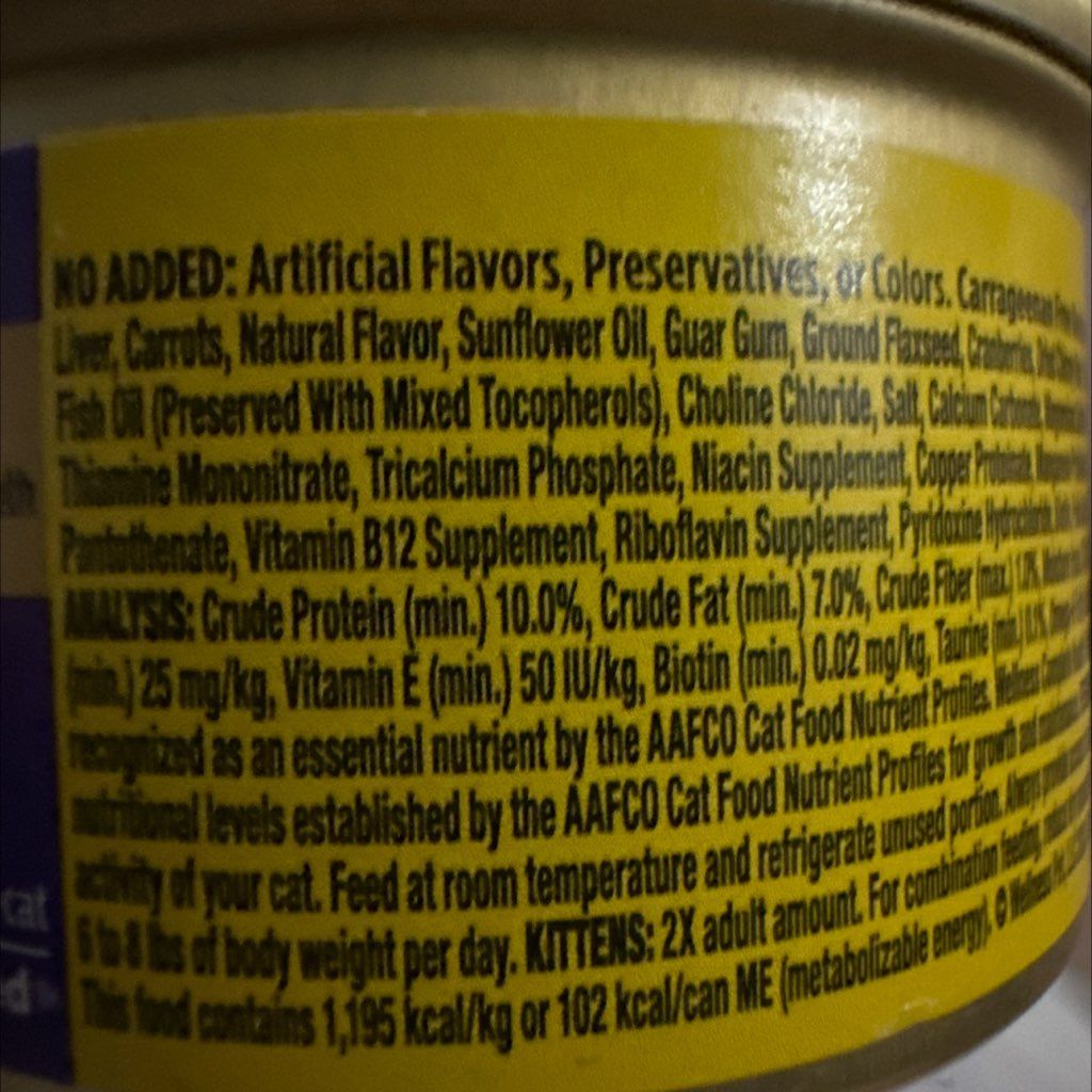 Wellness Complete Health Pâté Beef & Salmon Entrée Cat Food