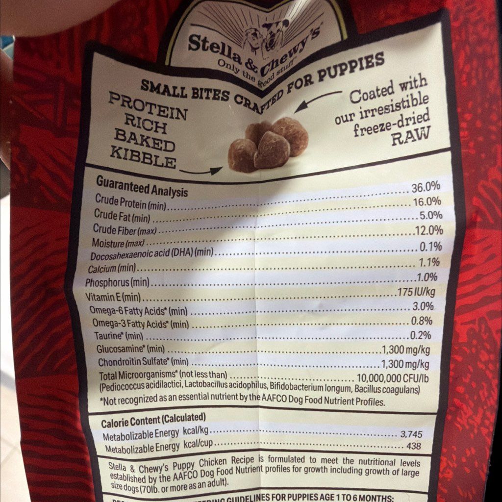 Stella & Chewy's Raw Coated Kibble Puppy Chicken Recipe (3 of 3)