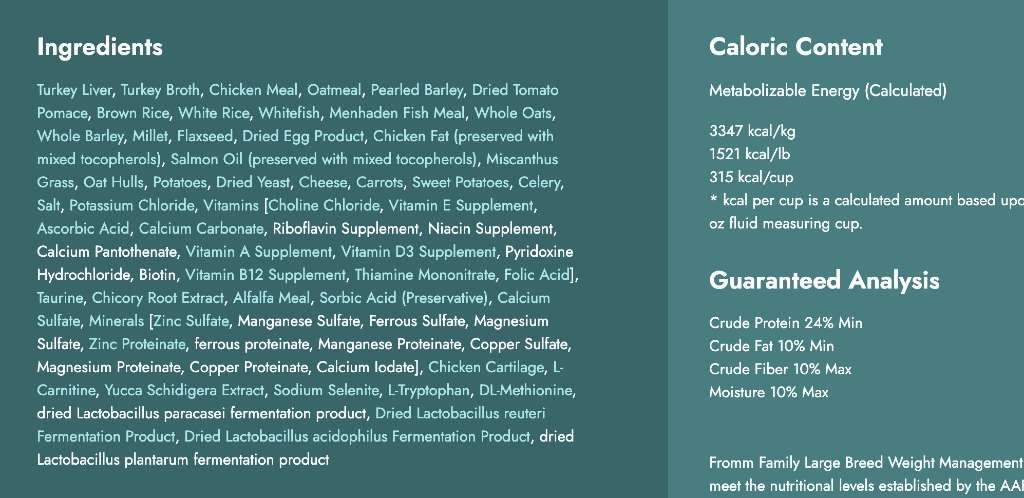 Fromm Family Gold Large Breed Weight Management (2 of 2)