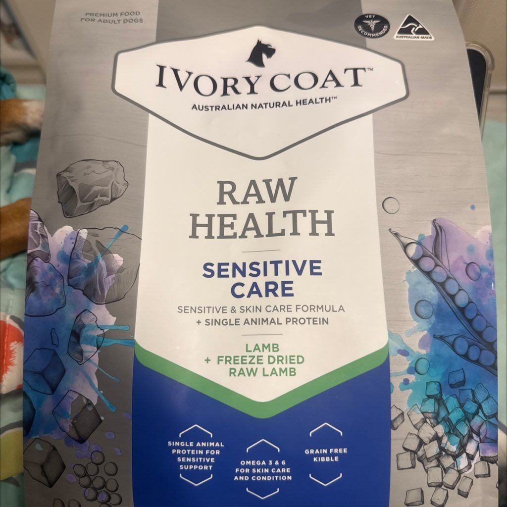 Ivory Coat Raw Health Sensitive Care Lamb + Freeze Dried Raw Lamb
