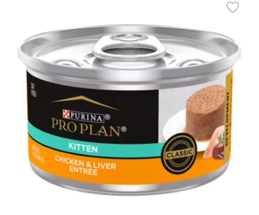 Purina Pro Plan Kitten Chicken & Liver Entree