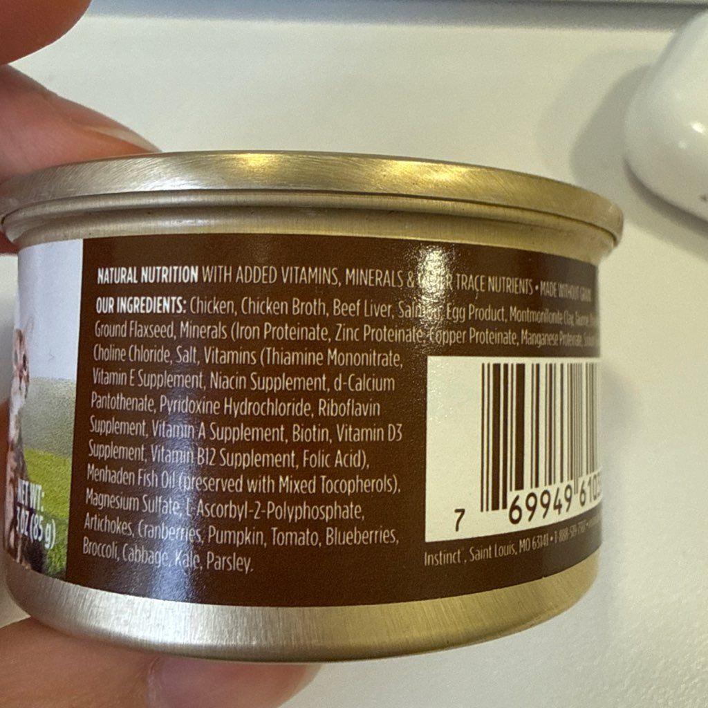 Instinct Original Grain-Free Kitten Real Chicken Recipe Pate (2 of 3)
