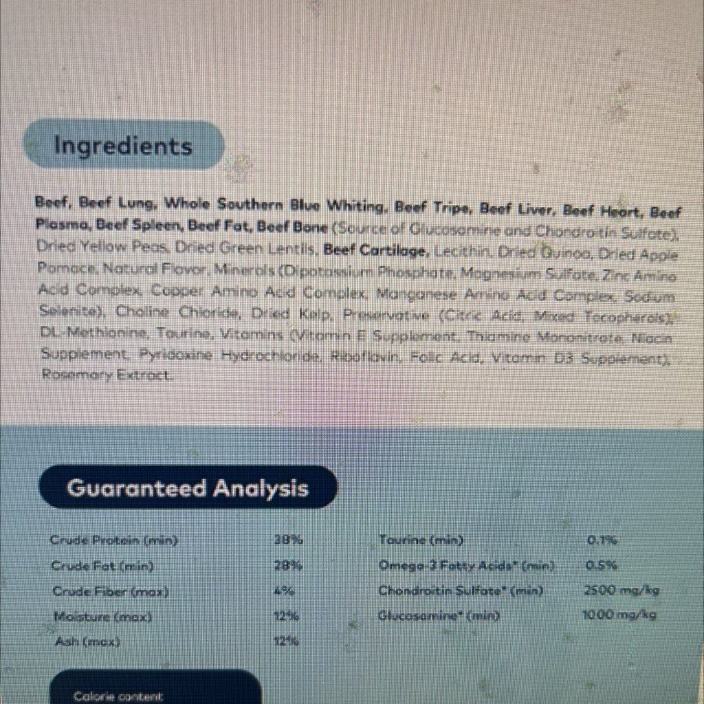 ZIWI Peak Steam & Dried Grass-Fed Beef with Southern Blue Whiting Recipe (2 of 2)