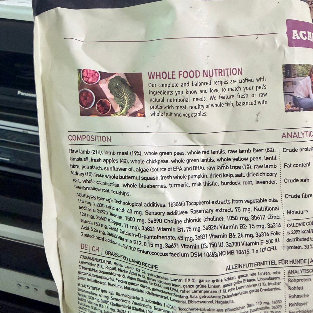ACANA Grass-Fed Lamb Recipe